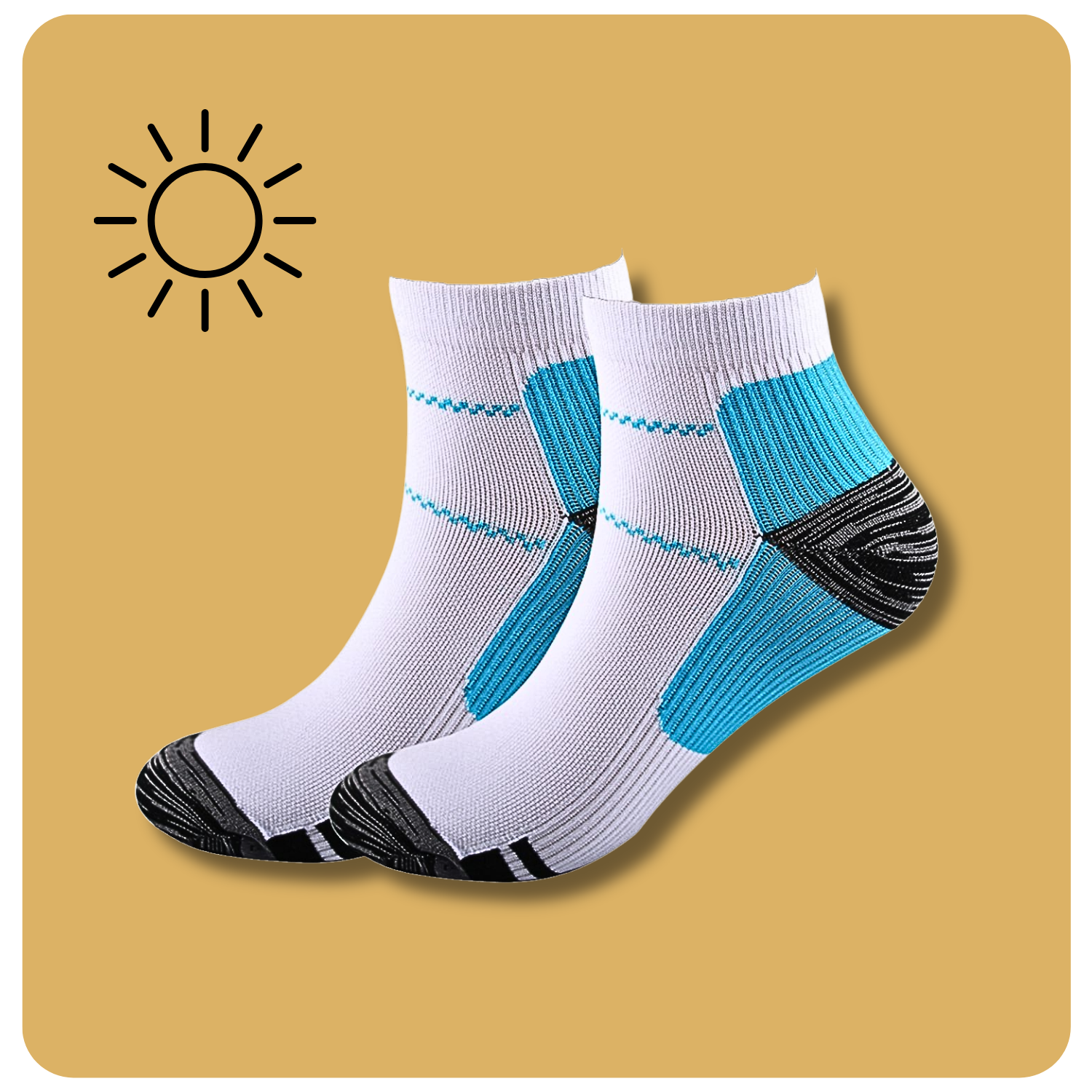 Tieberg™ - Kompressionssocken Sommersocken Bundle